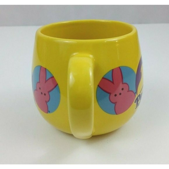 2021 Just Born Frankford Candy Candy Yellow Peeps Coffee Cup 3.5" Tall - Picture 4 of 7